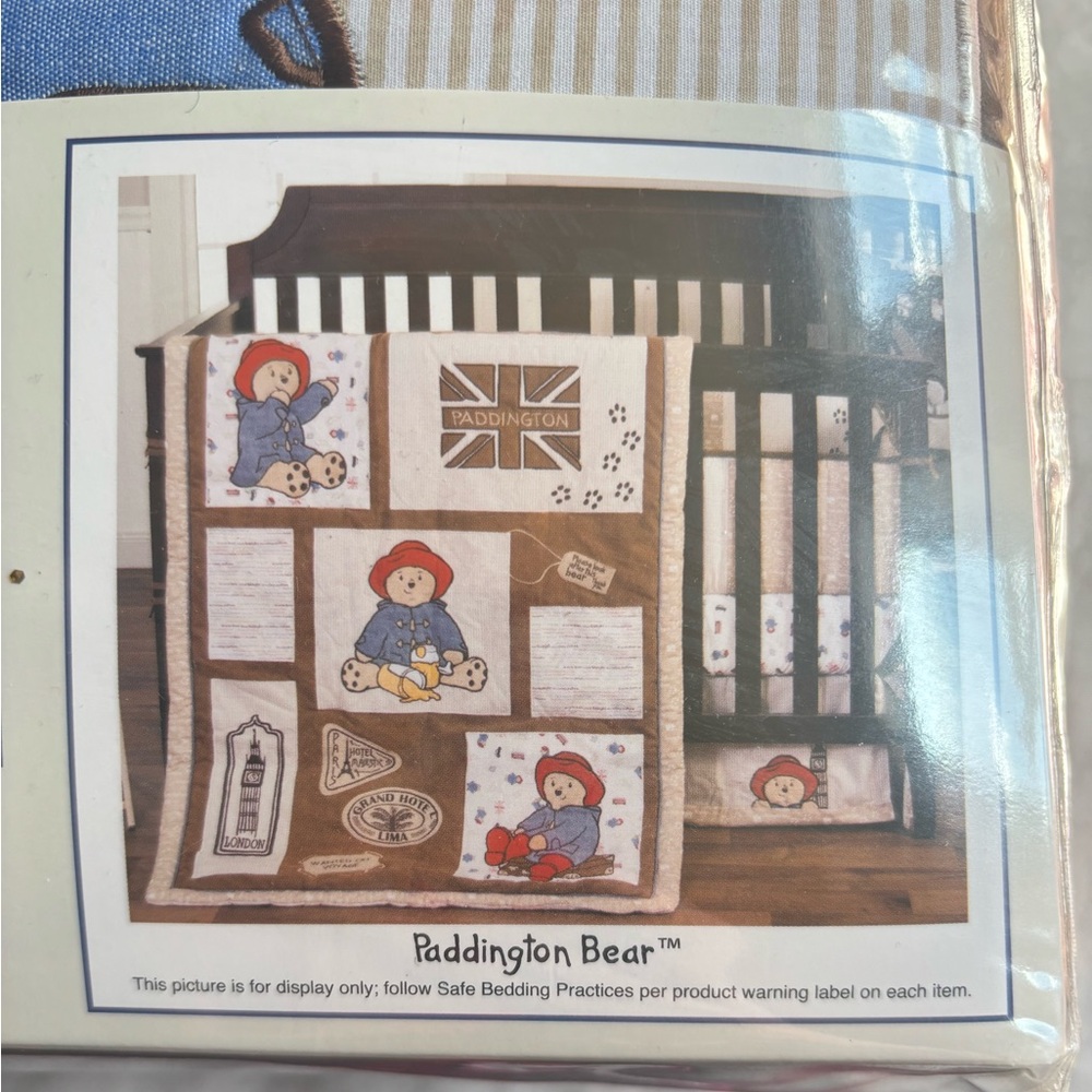 NWOT - Paddington Bear Crib Bedding